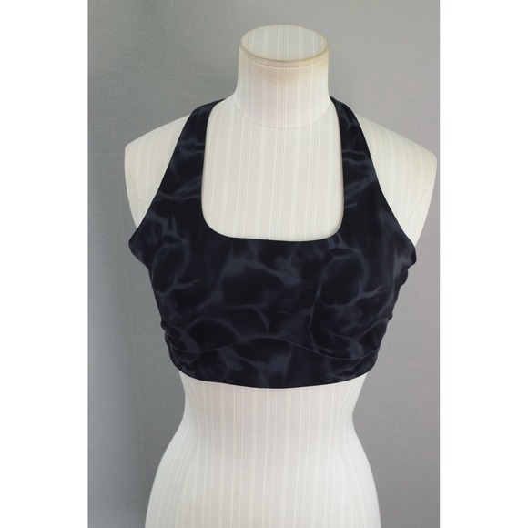 LSKD Aspire Sports Bra Black Workout Yoga Bra Small/XS? Marble - Picture 1 of 3